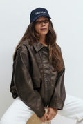 Corduroy cap