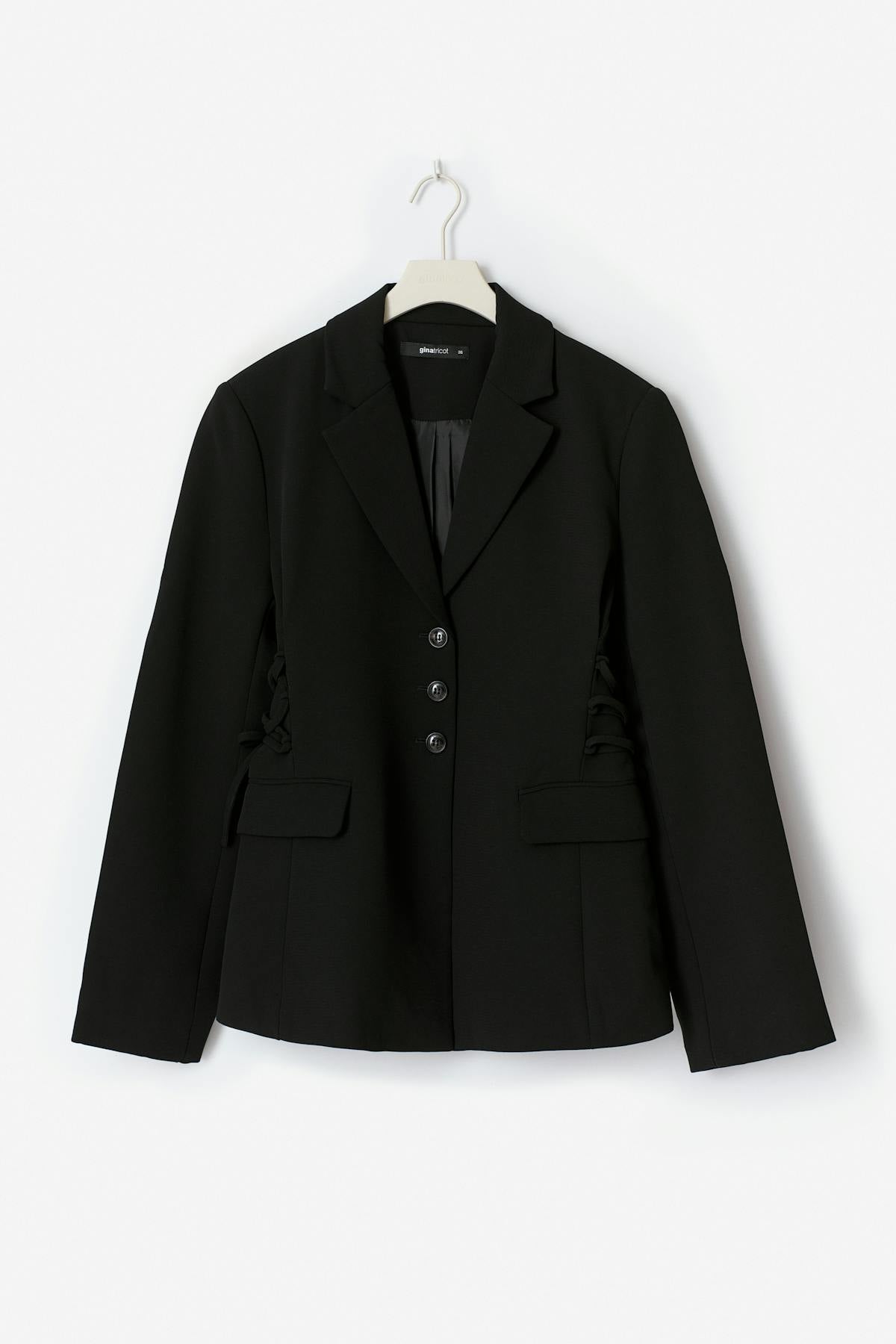 Side lacing shaped blazer