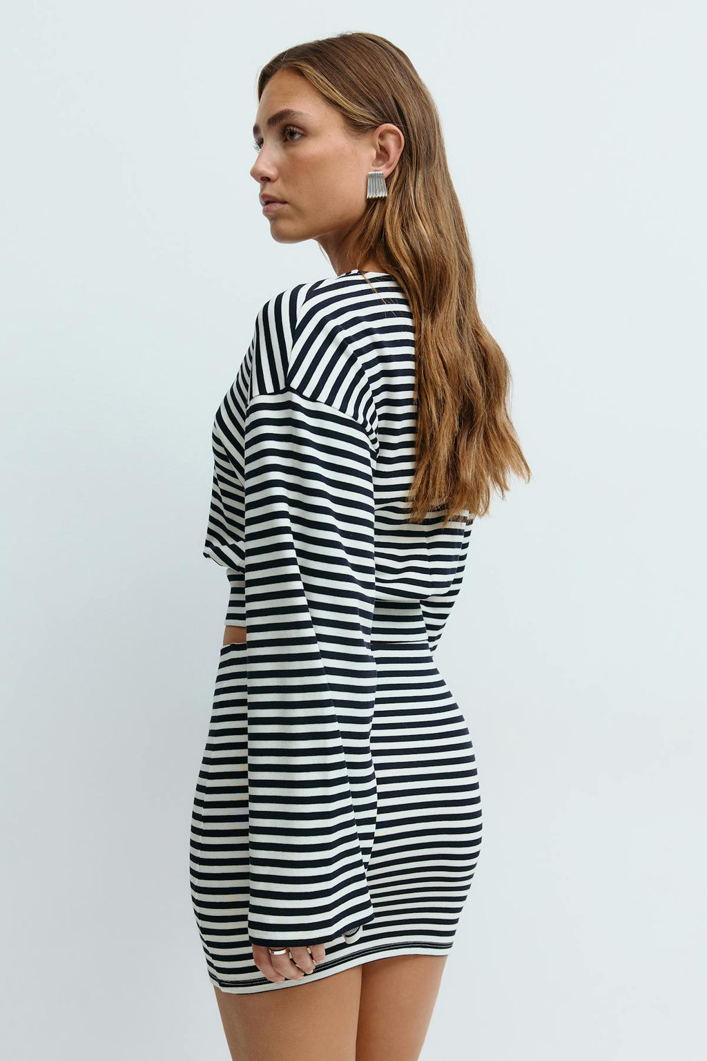 Wide sleeve top