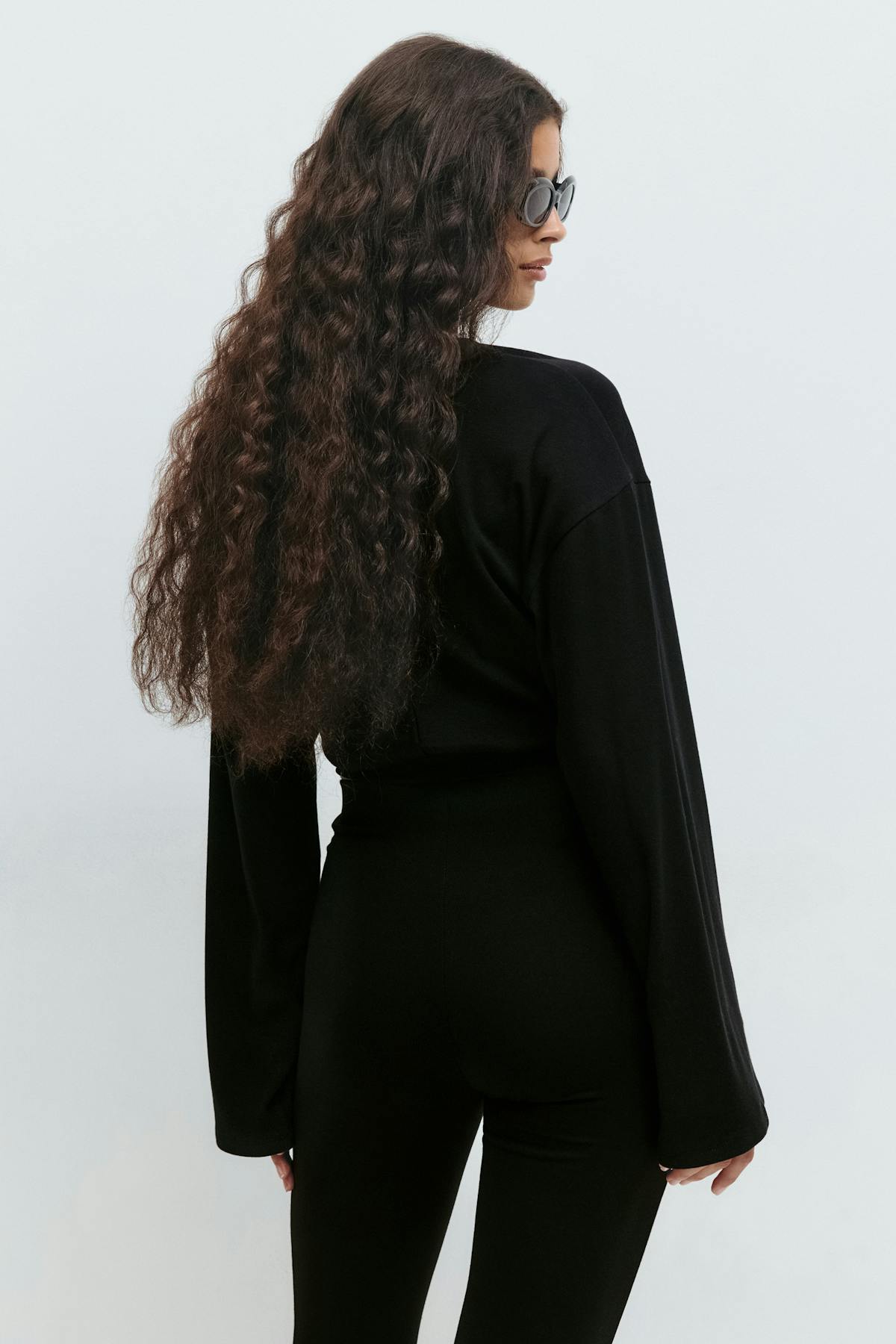 Wide sleeve top