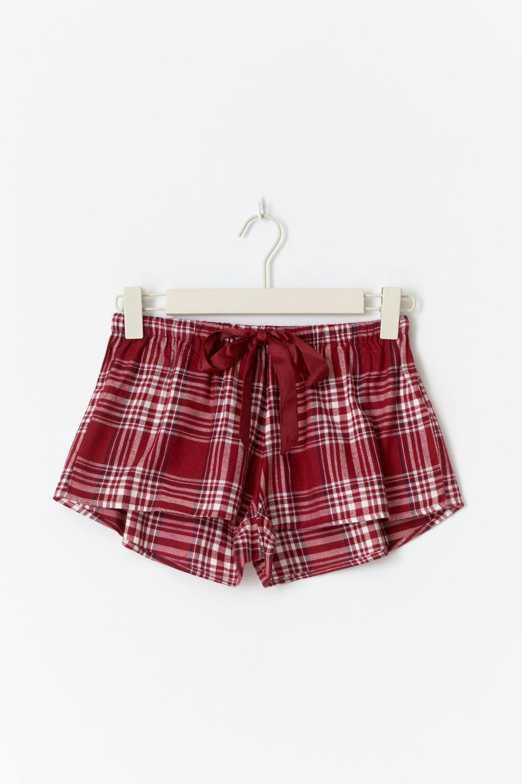 Flannel pyjamas shorts