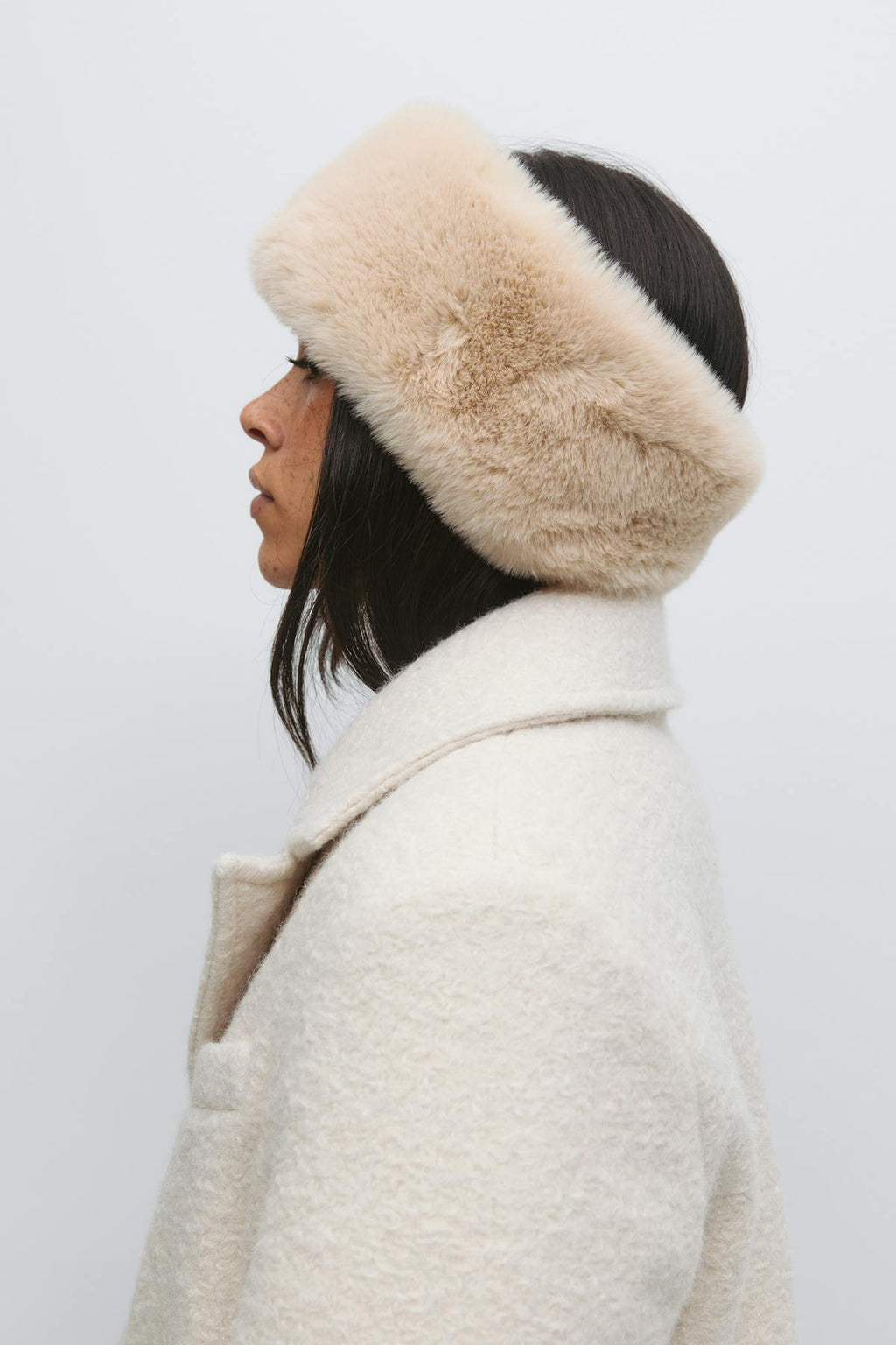 Faux fur headband