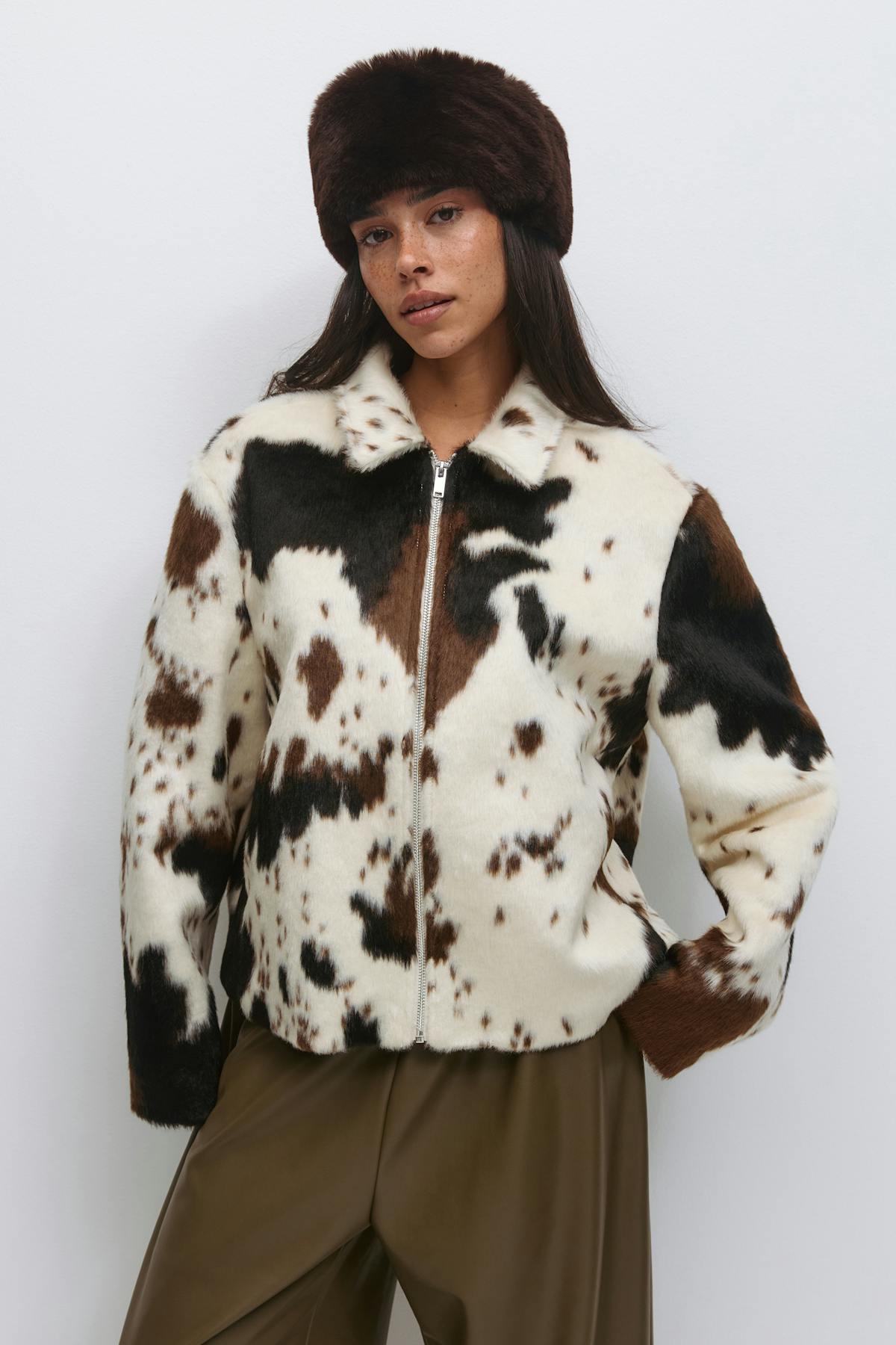 Faux fur headband