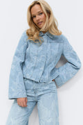 Embroidery denim shirt