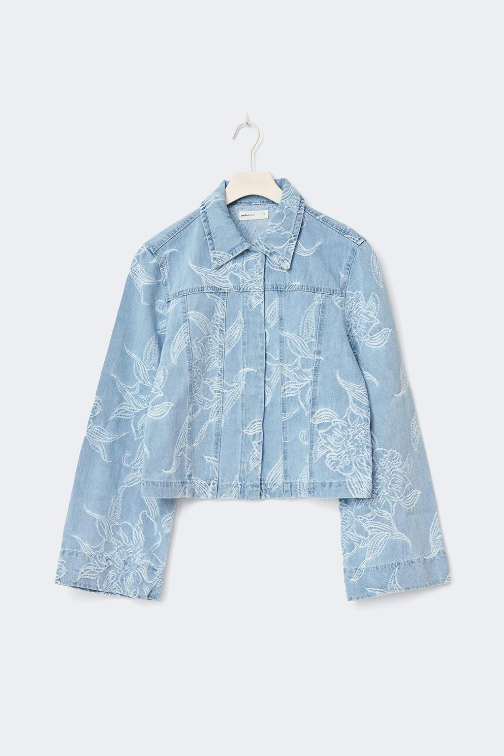 Embroidery denim shirt