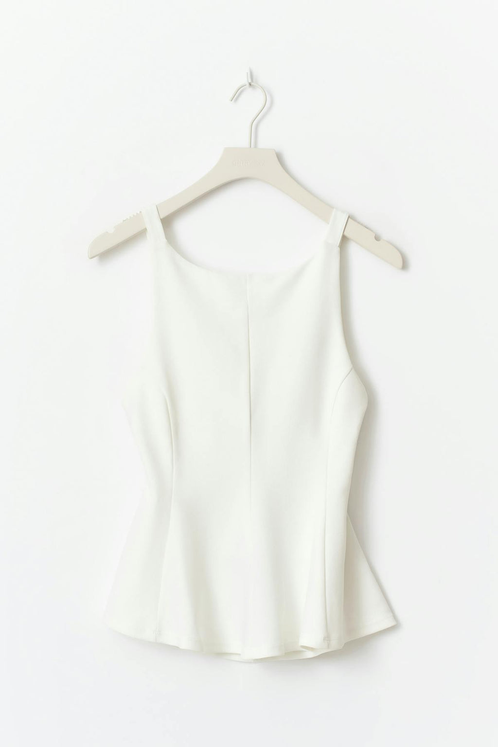 Peplum tie back top