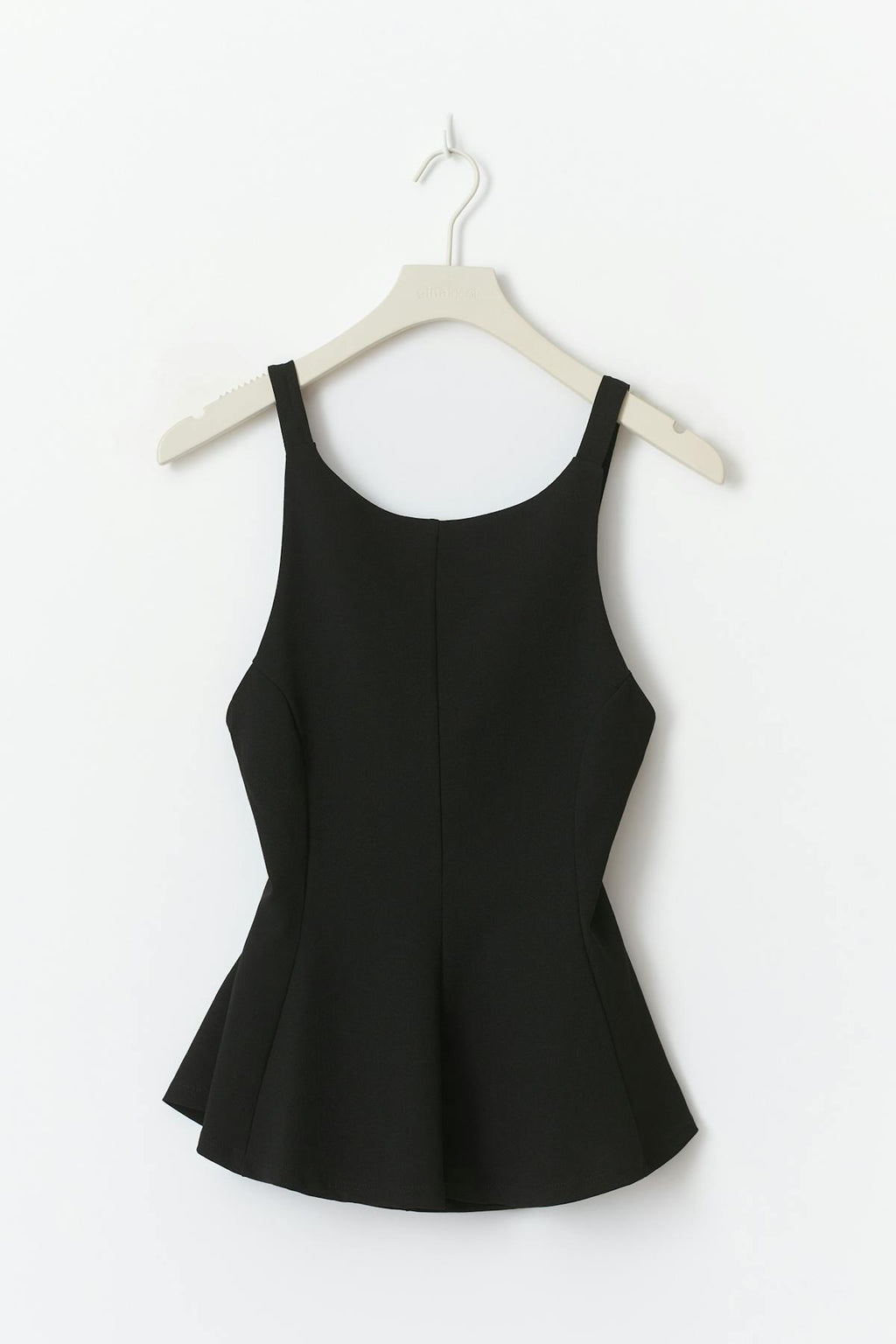 Peplum tie back top
