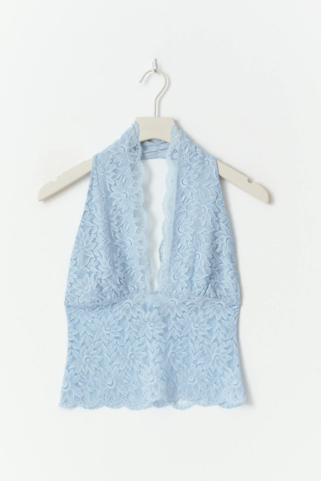 Lace halterneck top