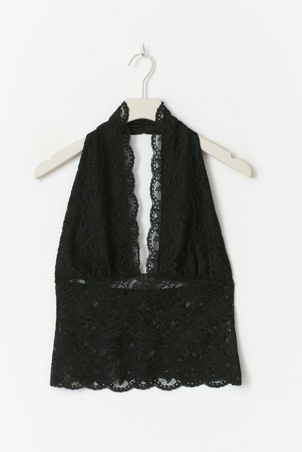 Lace halterneck top