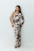 Mesh maxi skirt