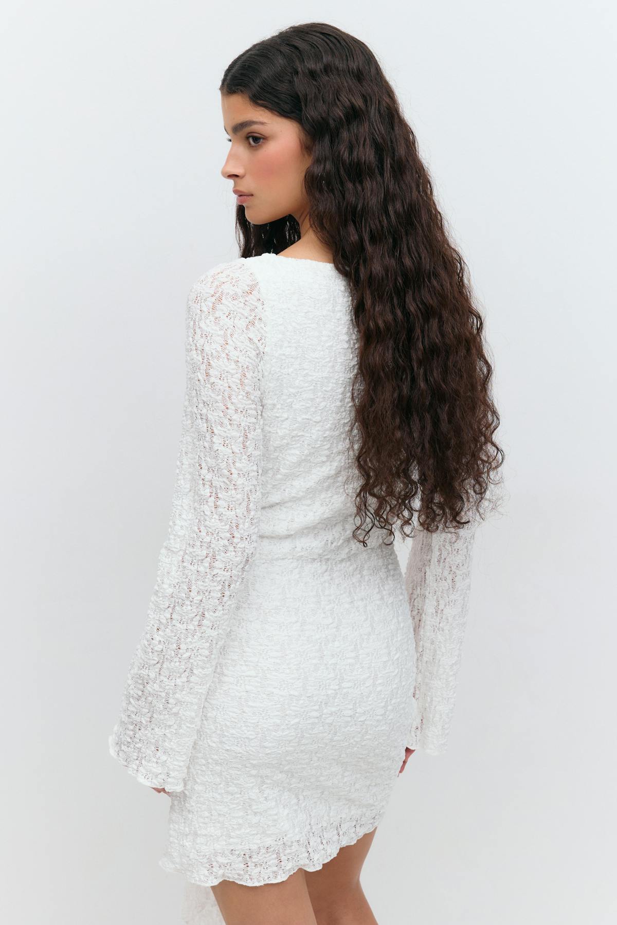 Tie front dress
