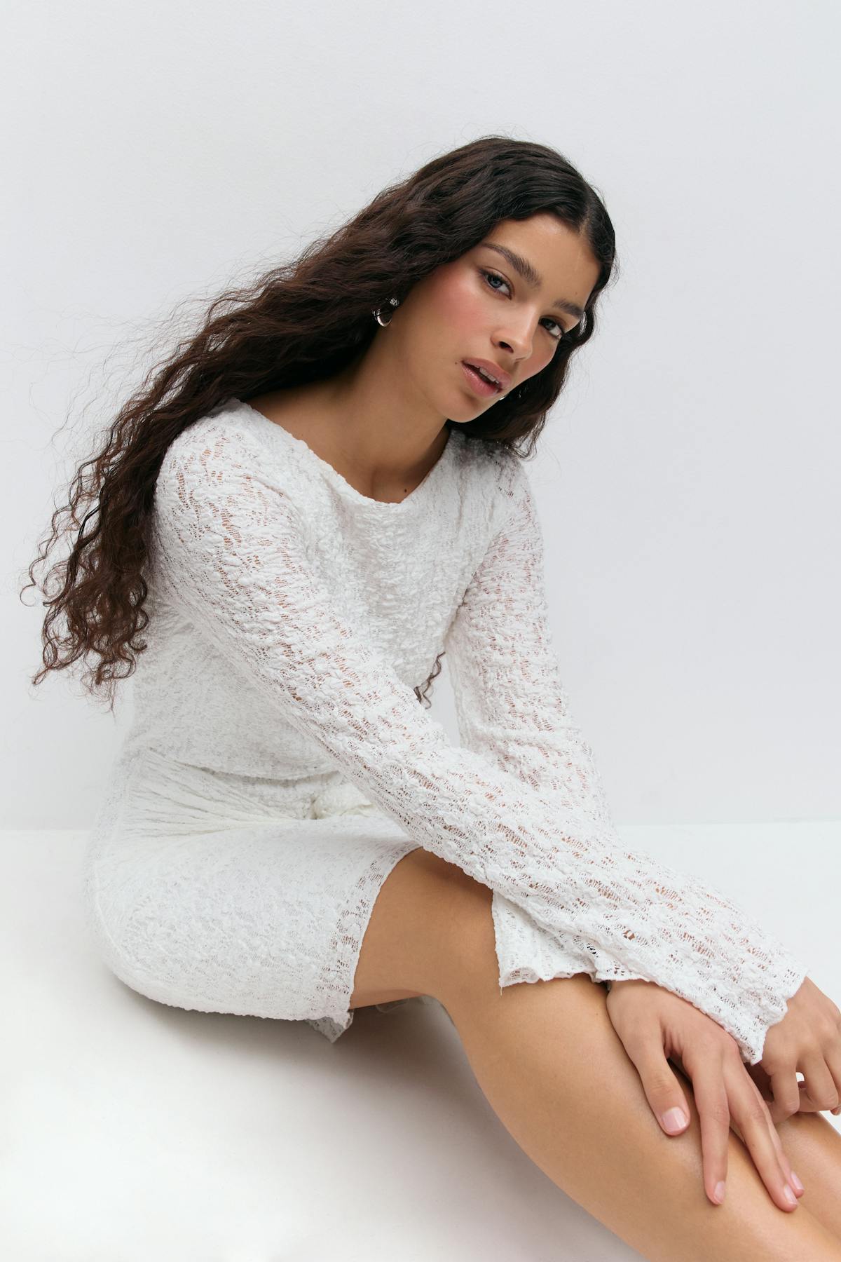 Tie front dress