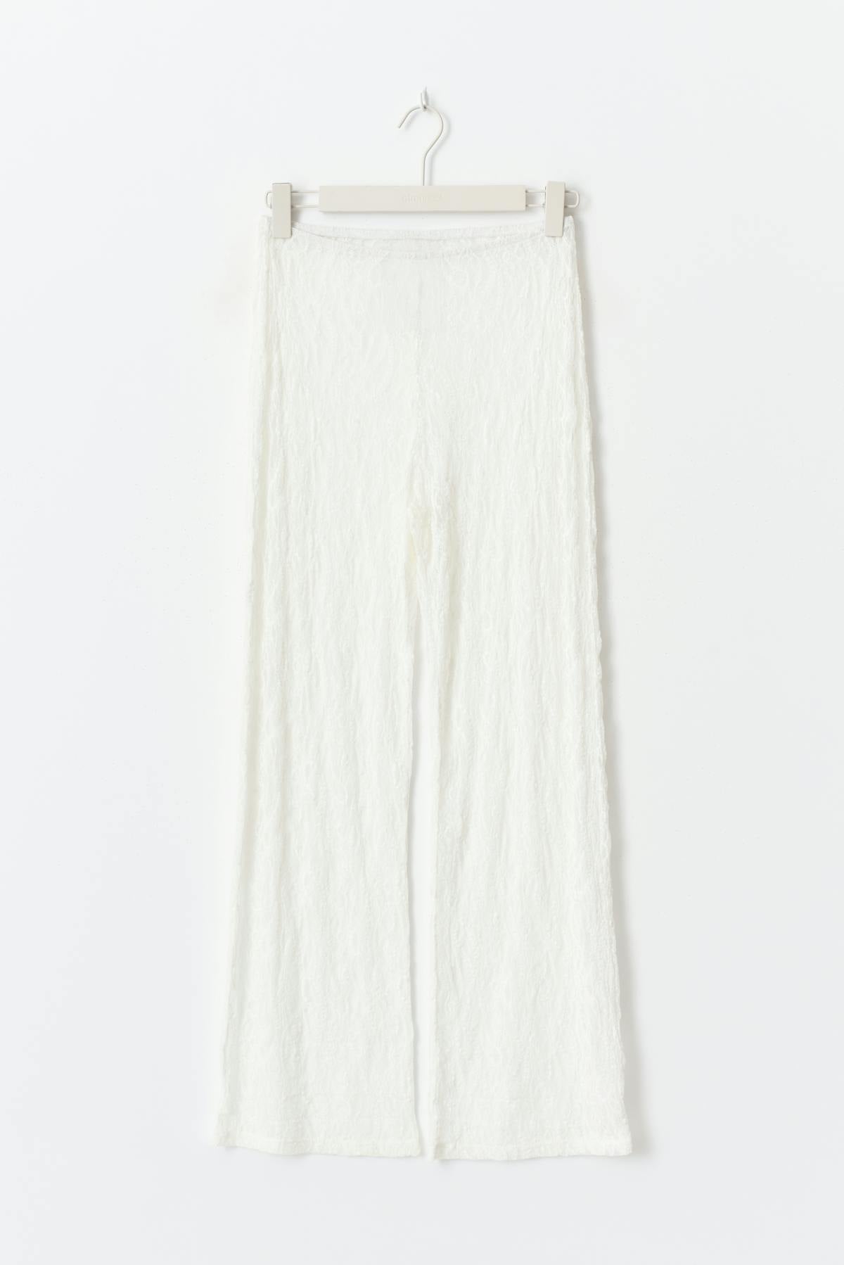 Lace trousers
