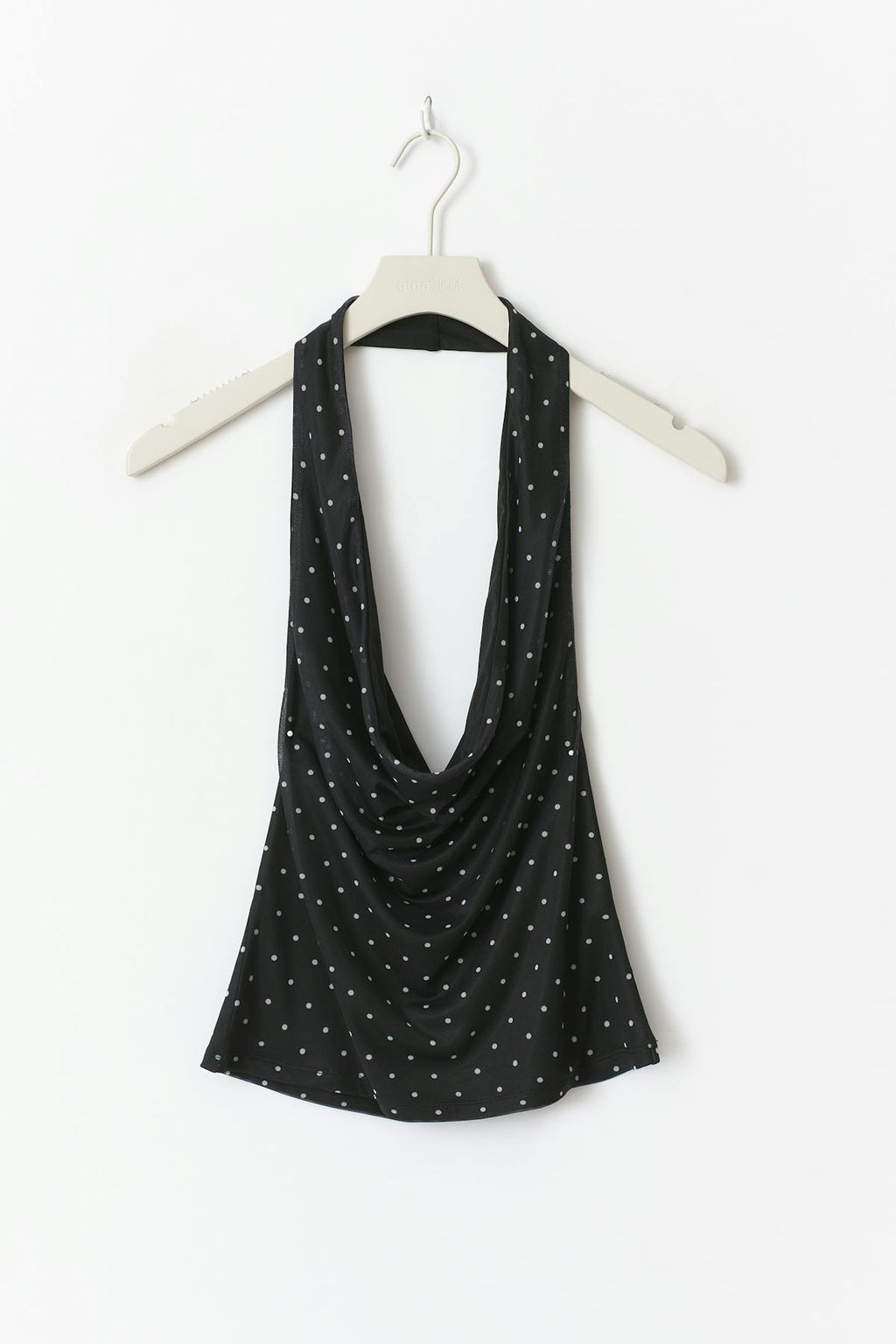 Halterneck mesh top