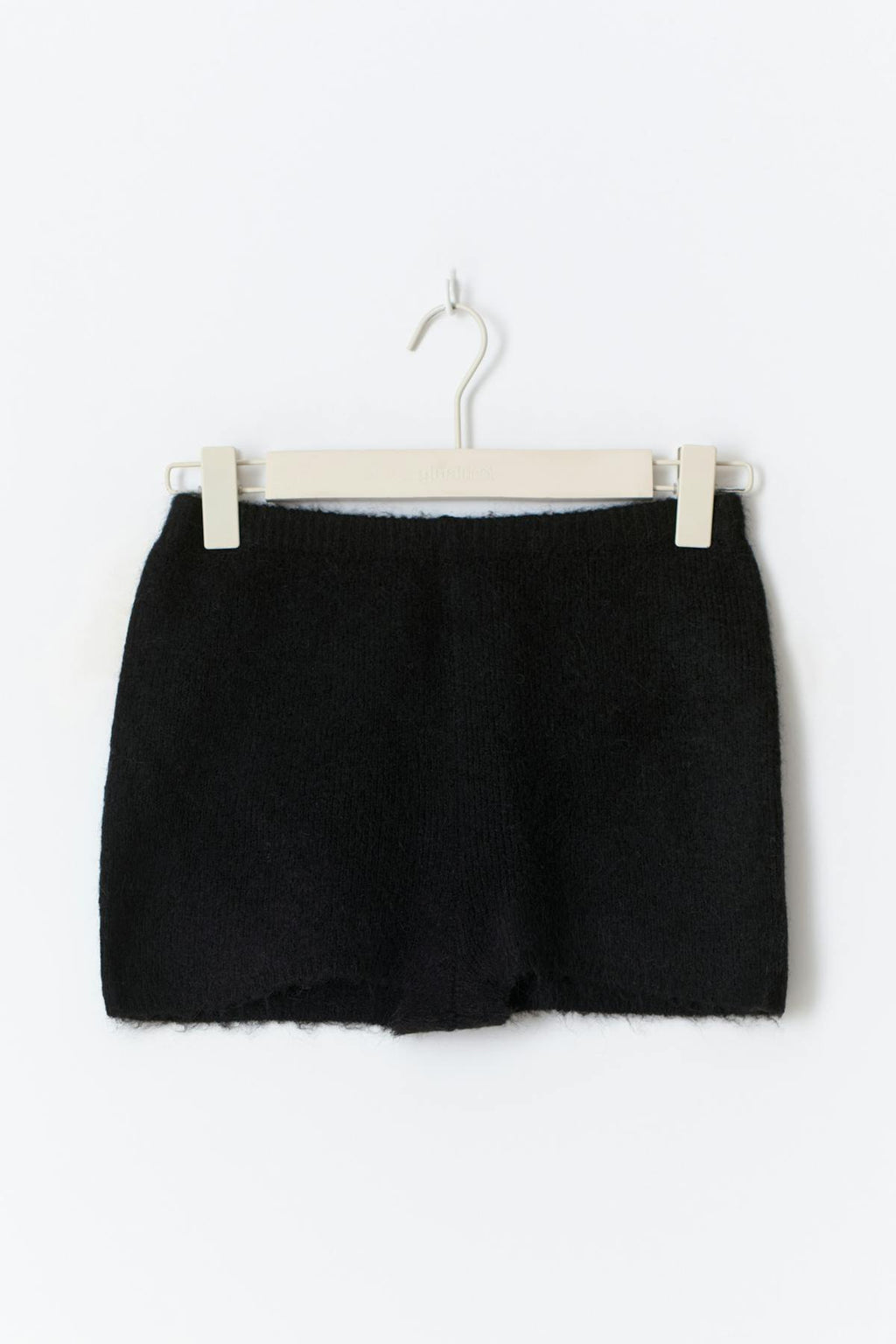 Knitted mini shorts