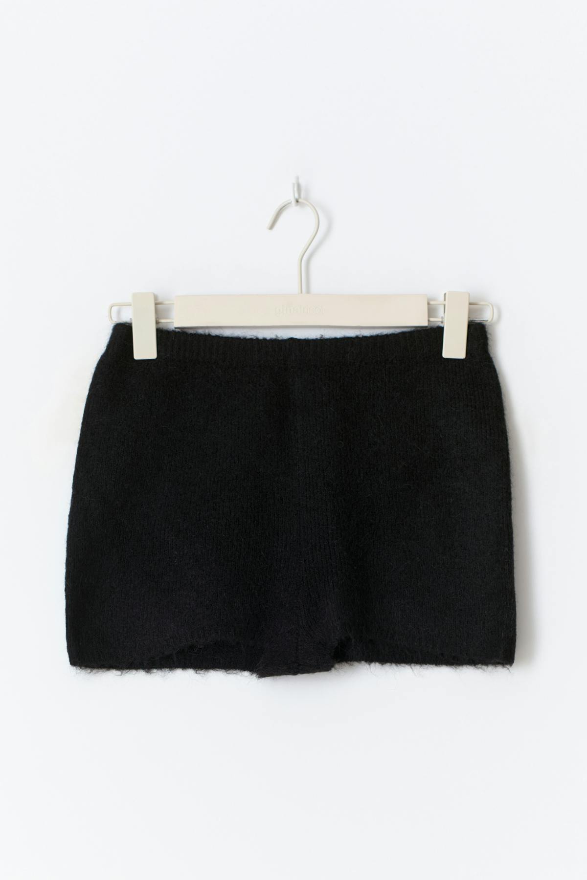 Knitted mini shorts