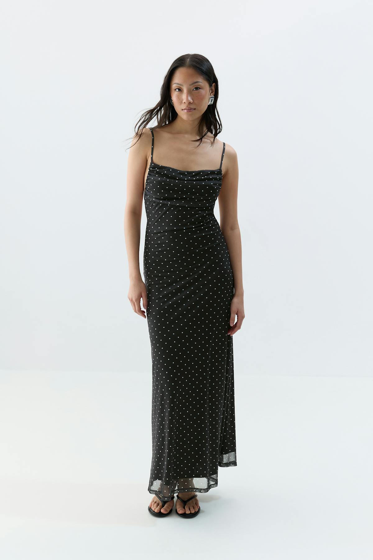 Mesh maxi dress