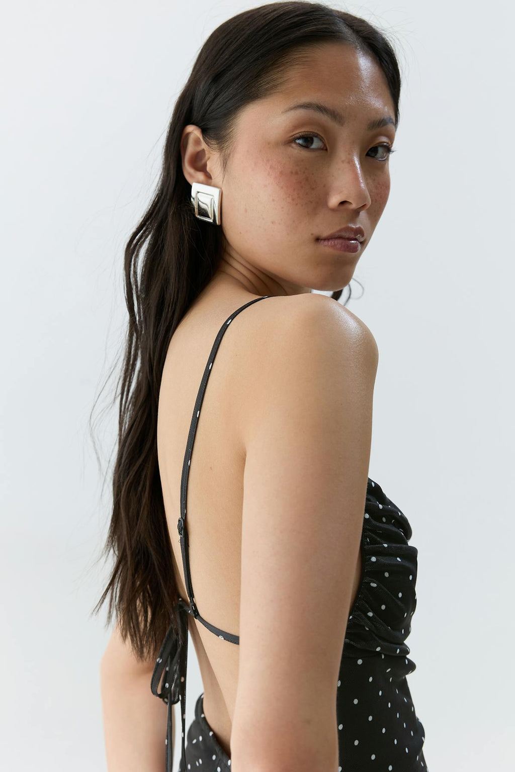 Mesh maxi dress