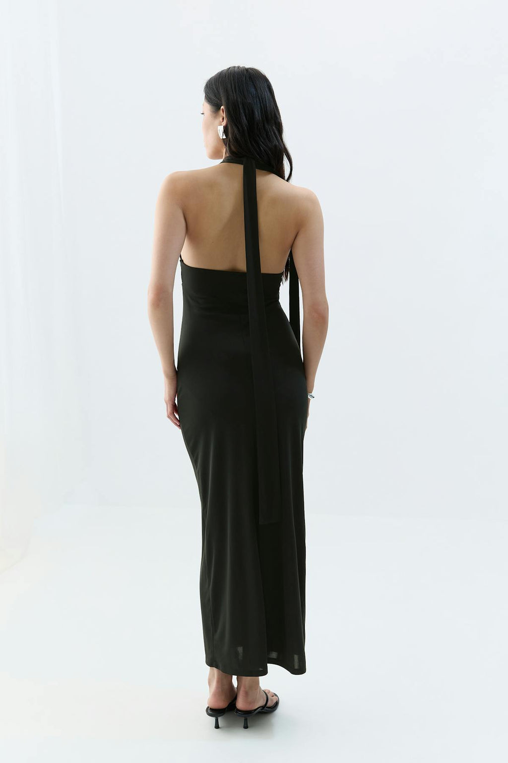Scarf maxi dress