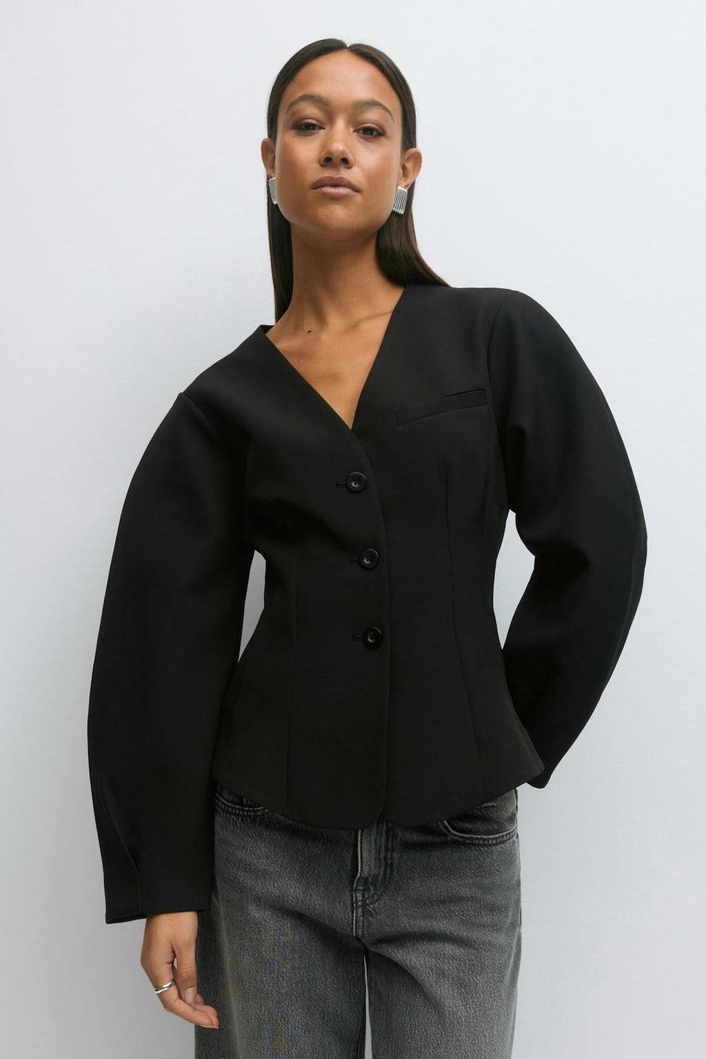 Shaped blazer