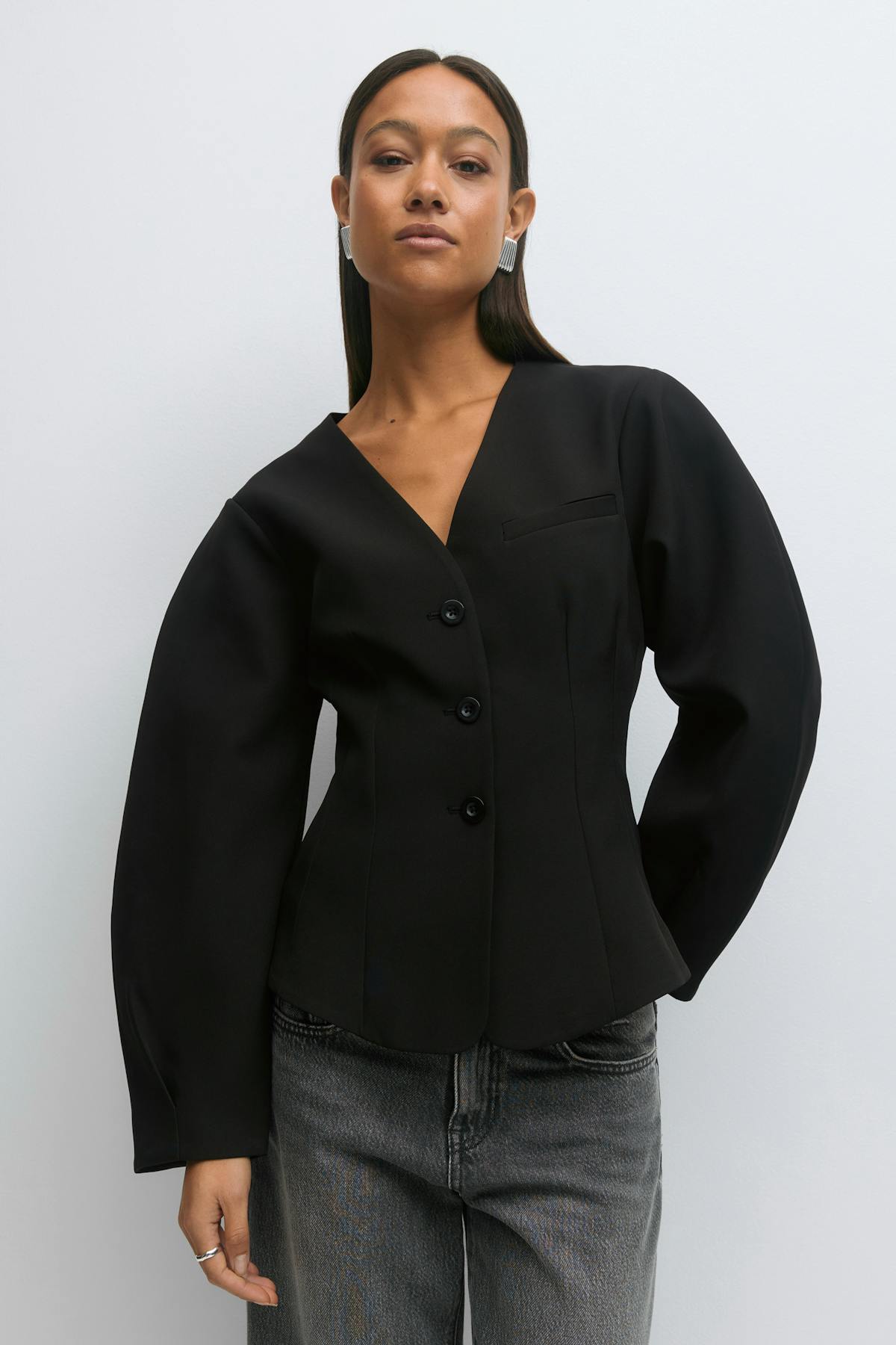 Shaped blazer