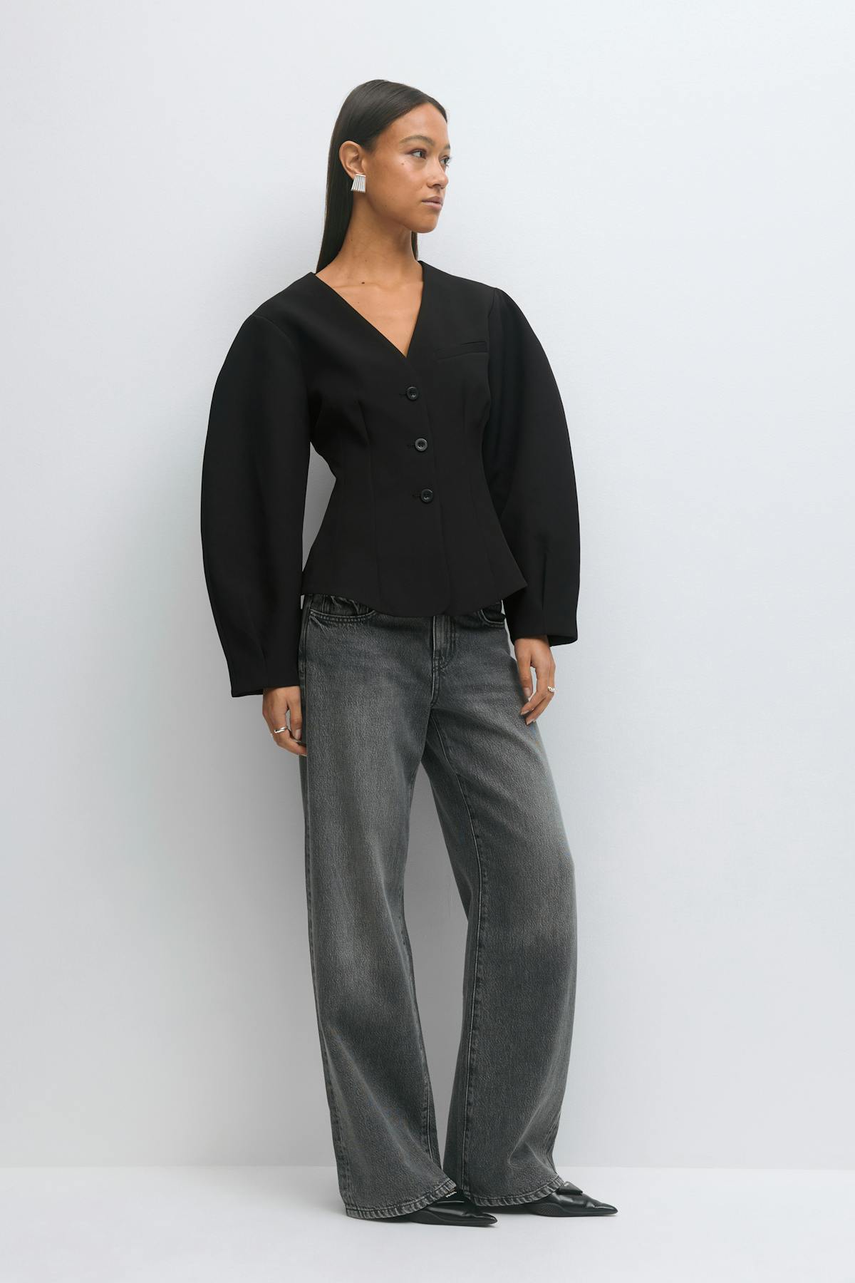 Shaped blazer