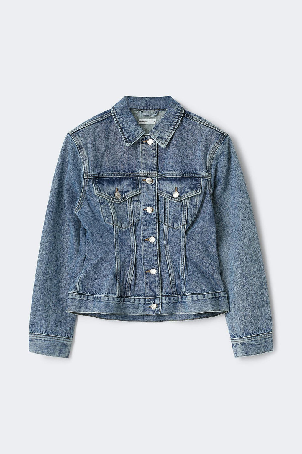 Shaped denim jacket