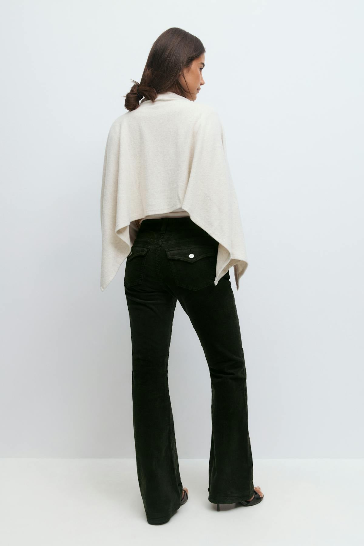 Y2k low cord bootcut jeans