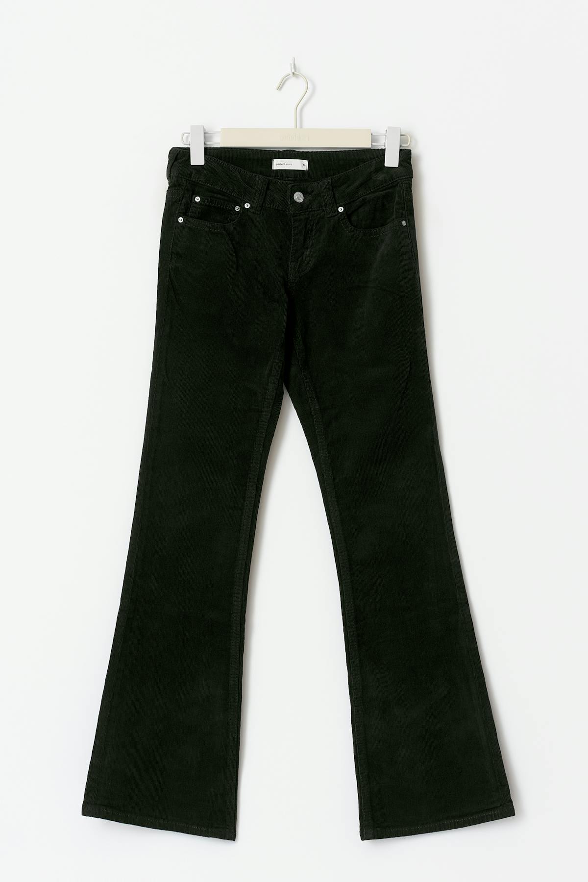 Y2k low cord bootcut jeans