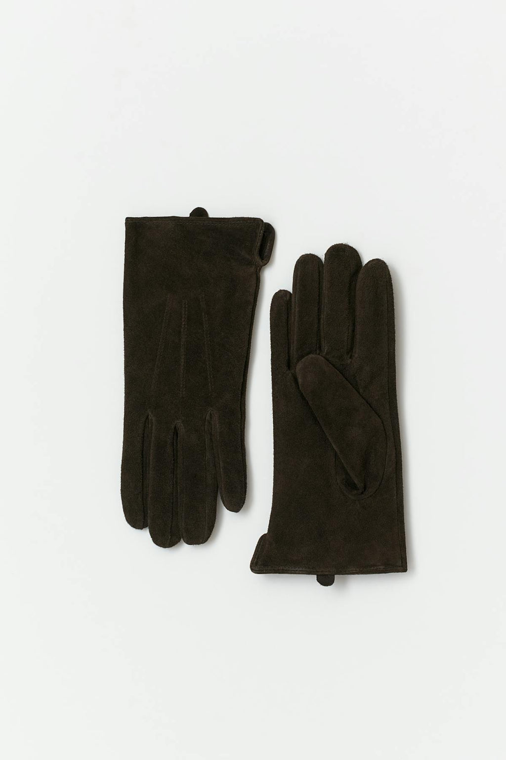 Suede leather gloves