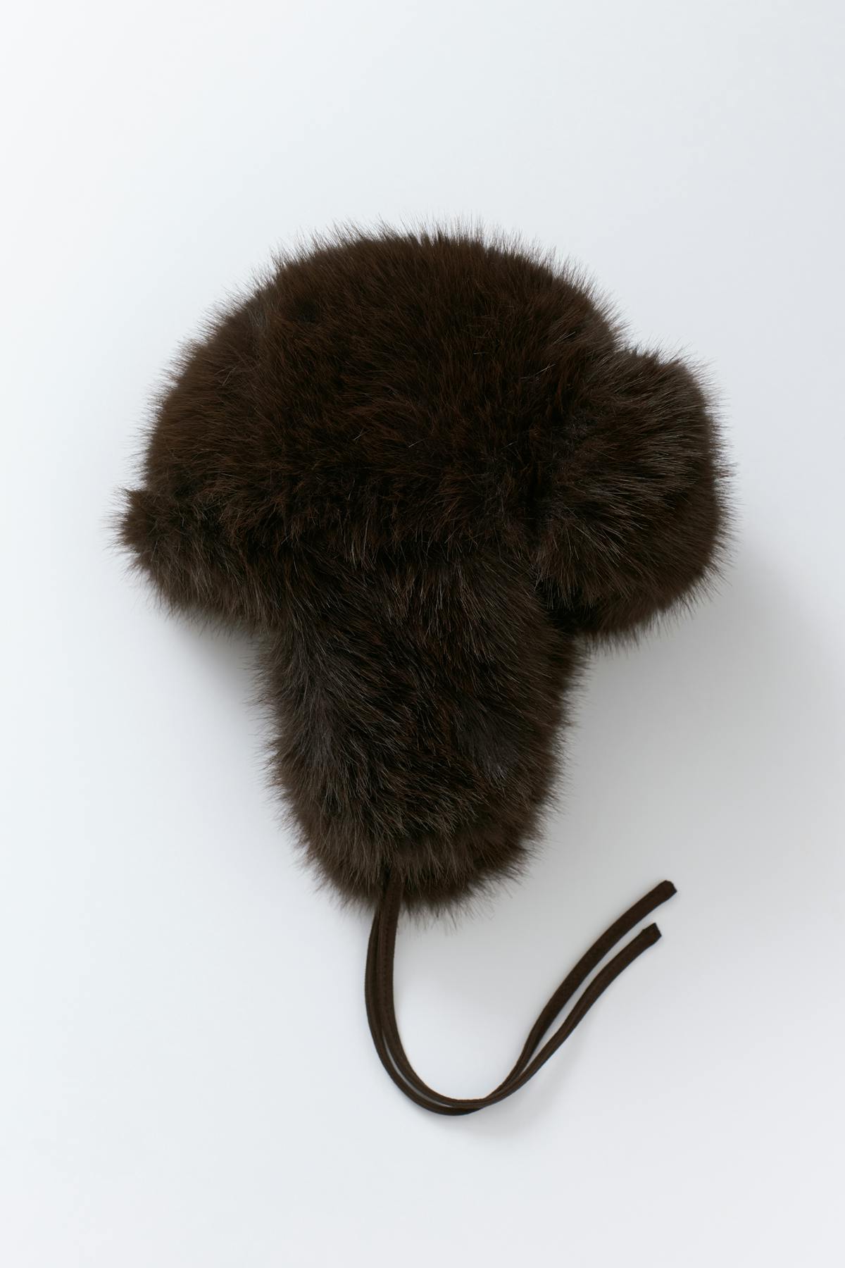 Faux fur trapper hat