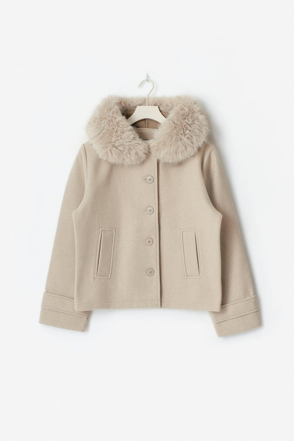 Y fur felt jacket
