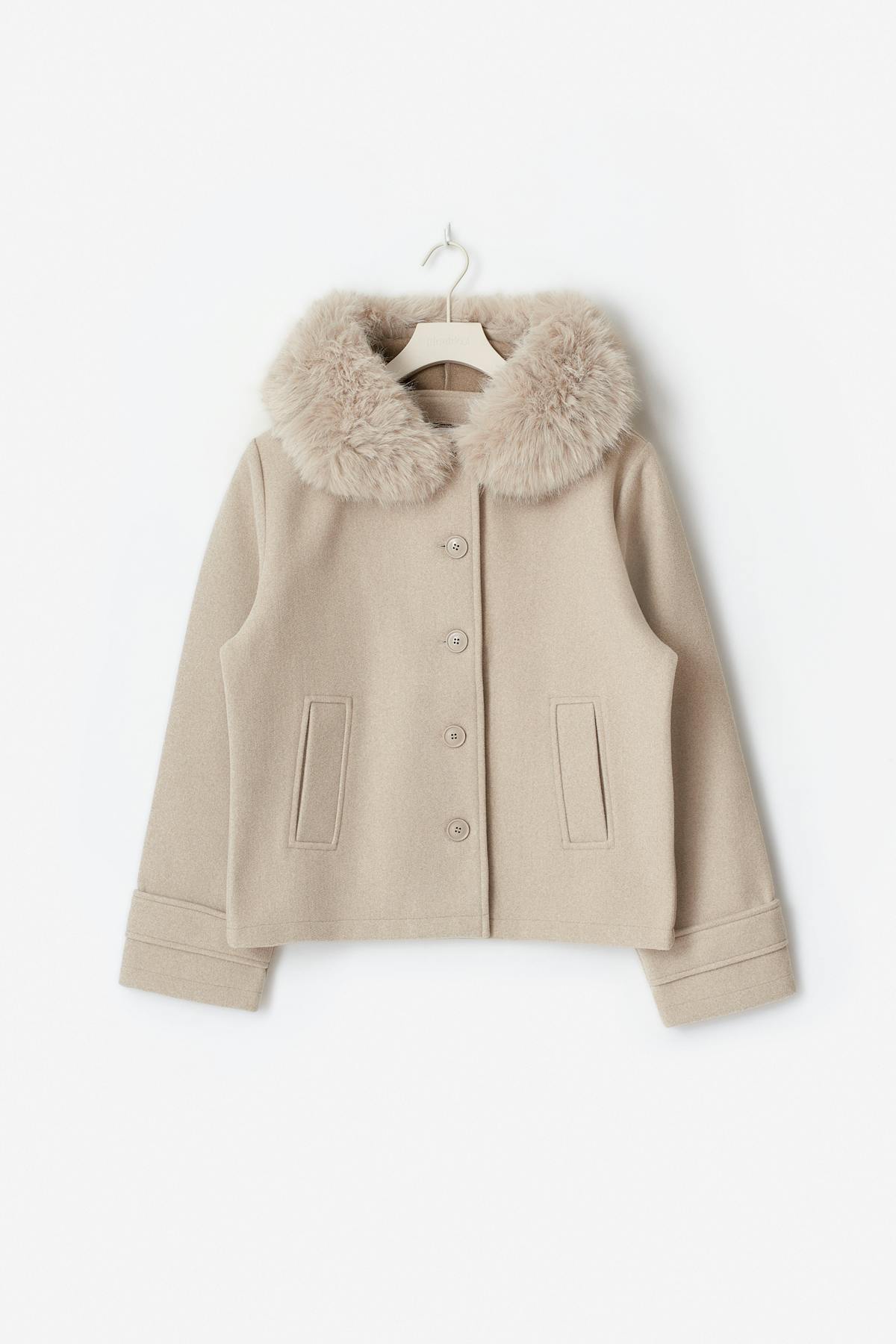 Y fur felt jacket