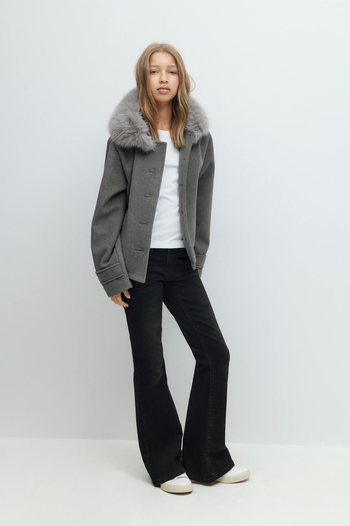 Y fur felt jacket