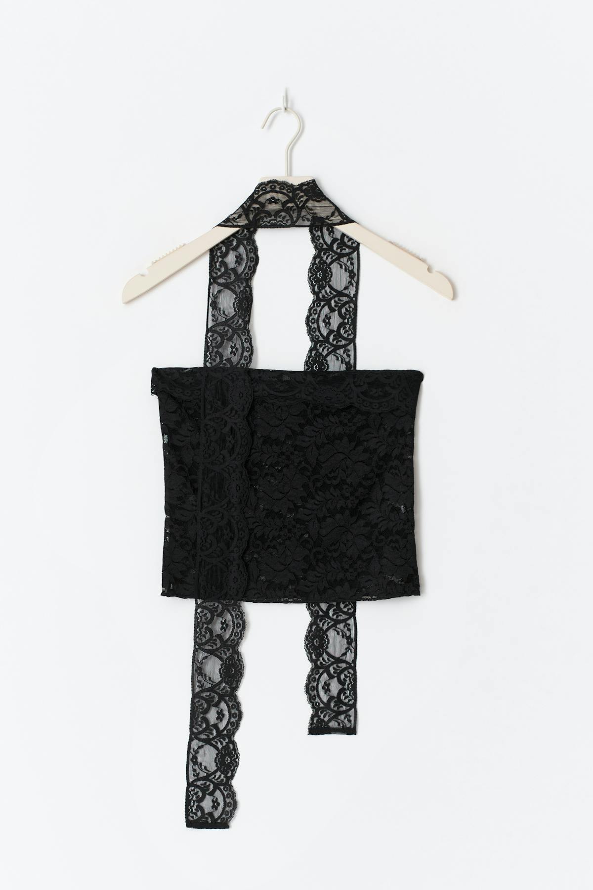 Lace scarf top