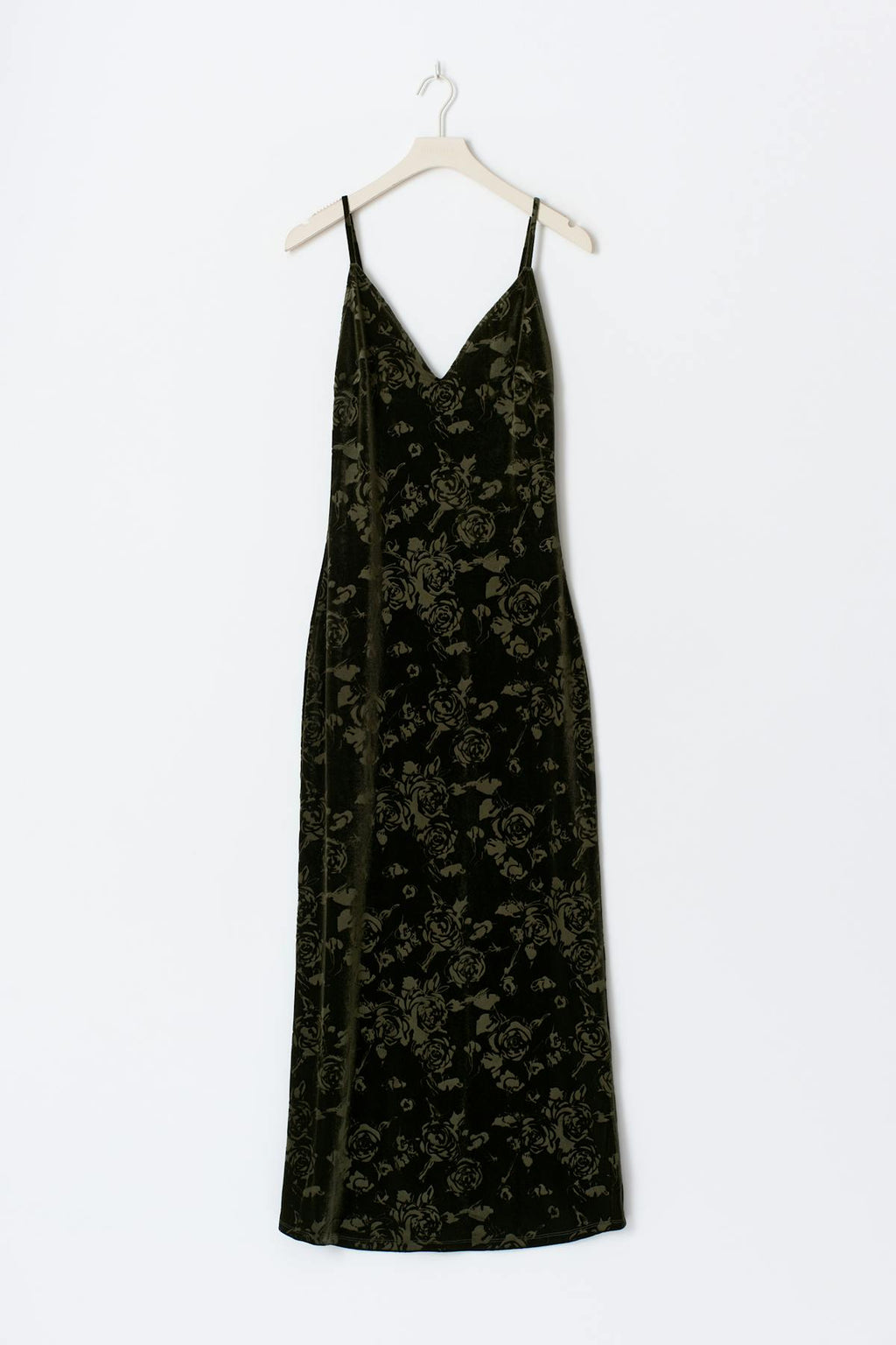 Velvet maxi dress
