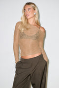 Rhinestone lace top