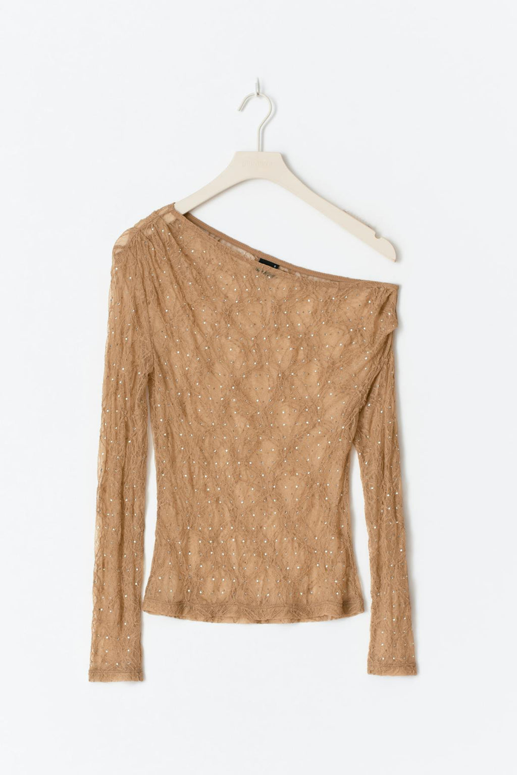 Rhinestone lace top