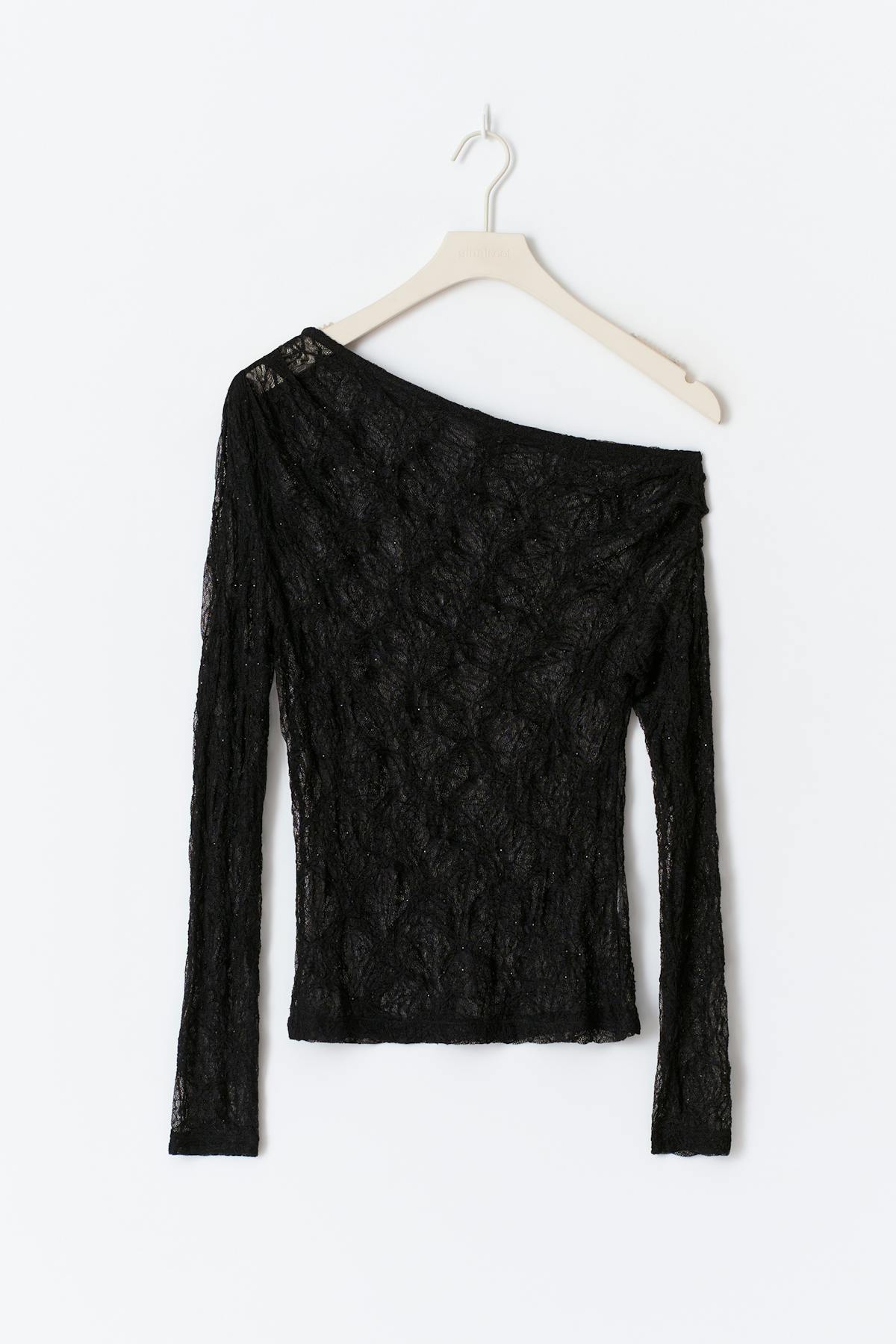 Rhinestone lace top