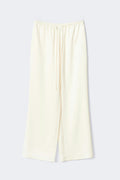 Tall drawstring satin trousers