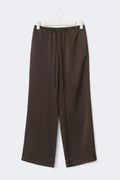 Tall drawstring satin trousers