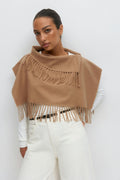 Fringe polo scarf