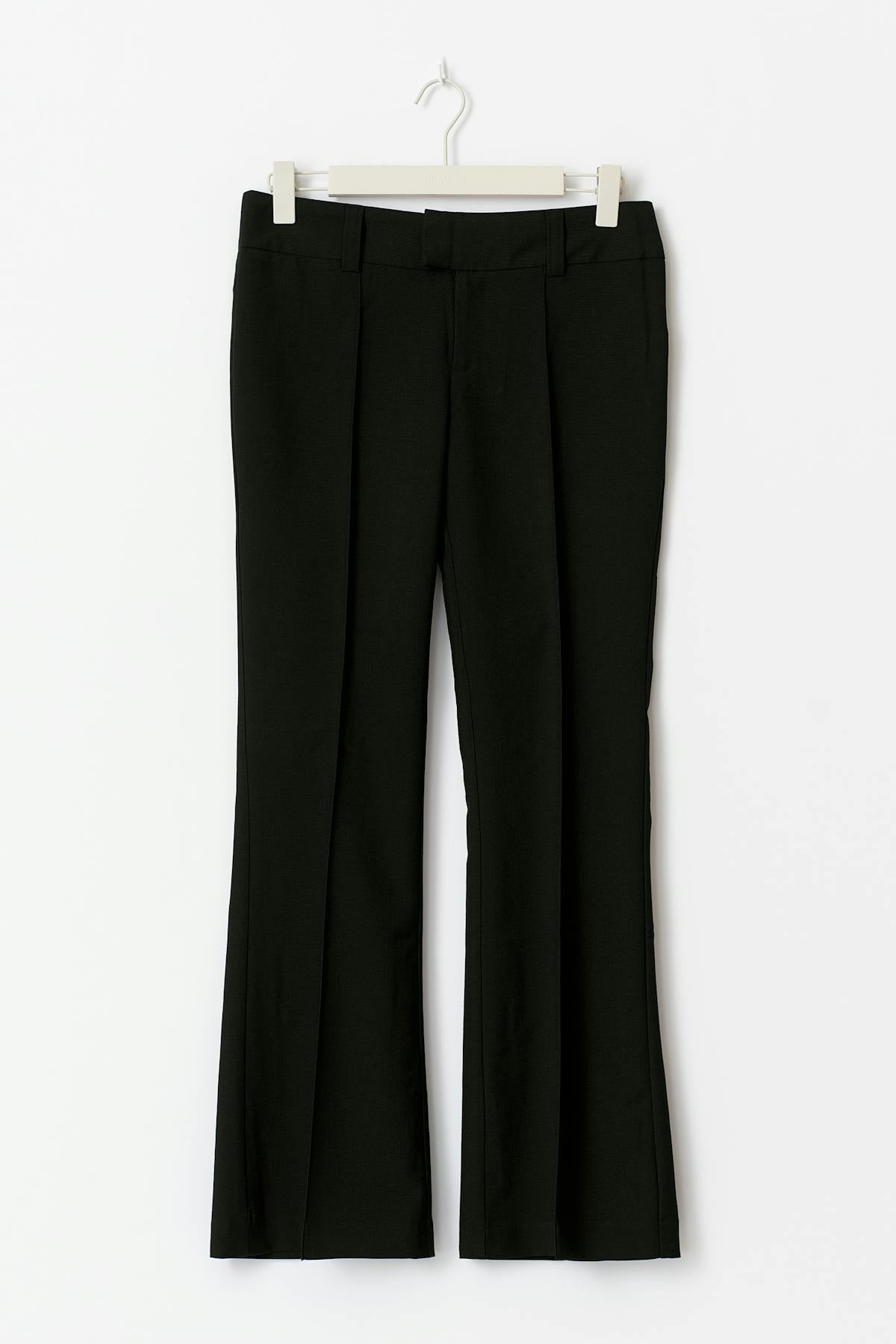 Tall low bootcut trousers