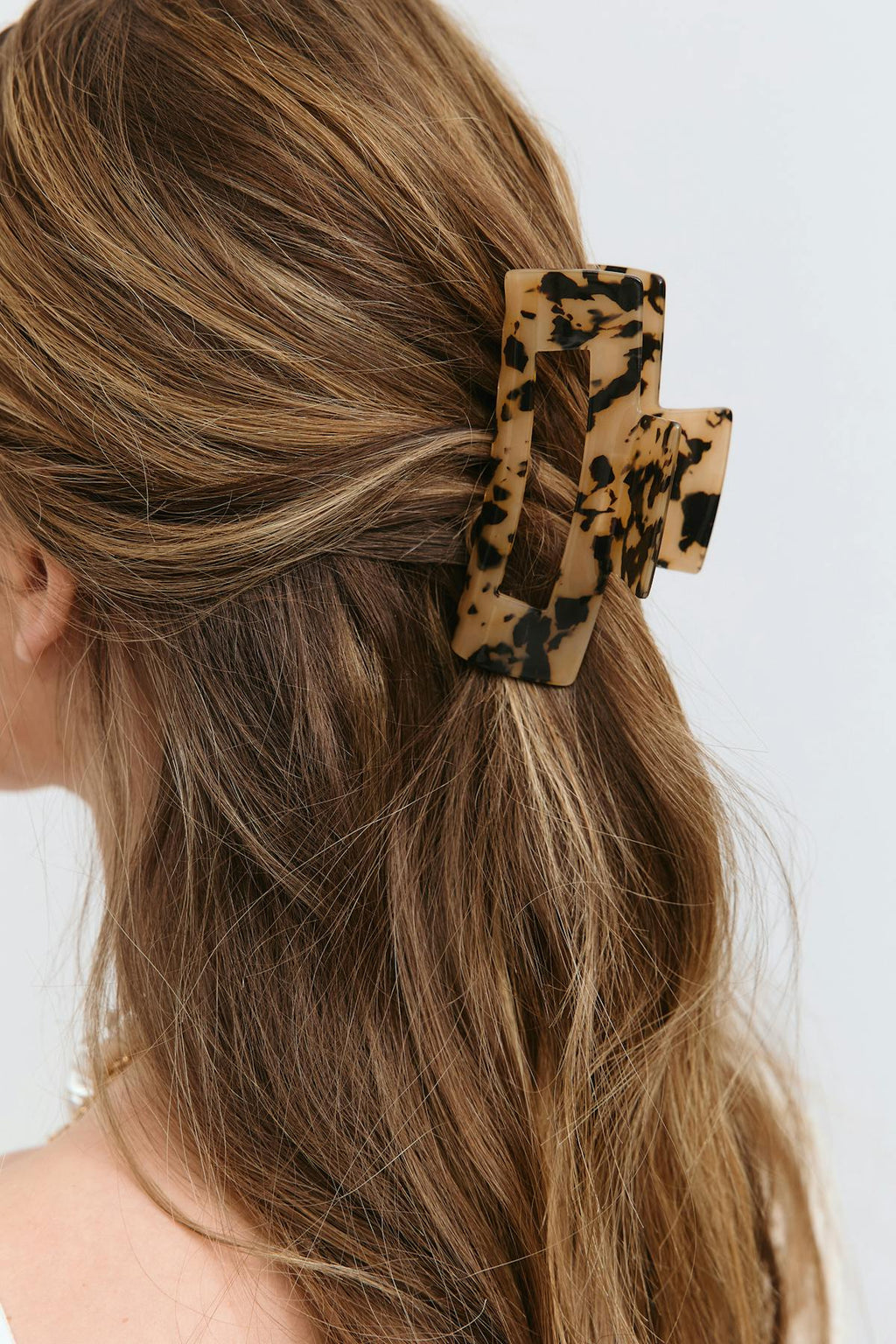 Square hair clip