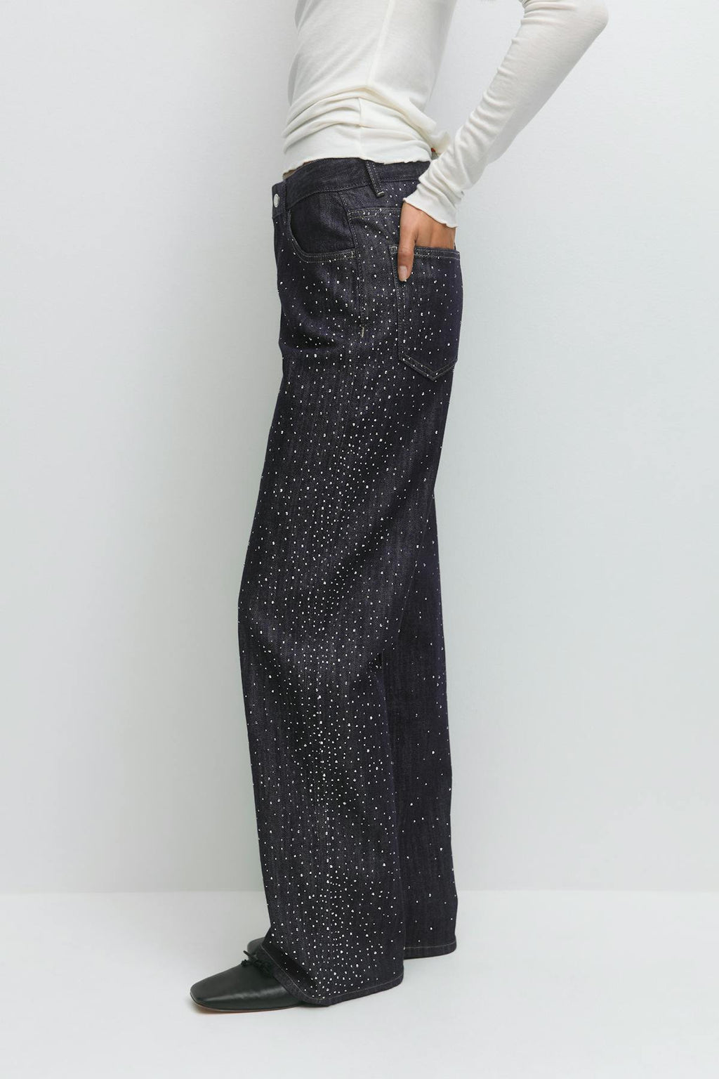 Rhinestone jeans