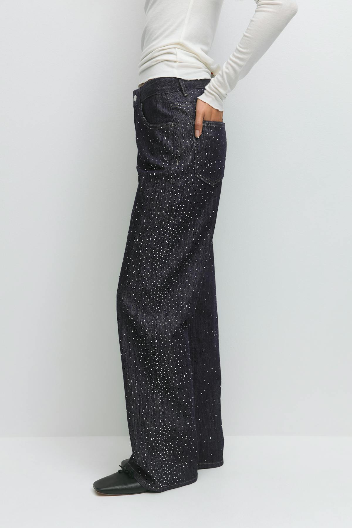 Rhinestone jeans