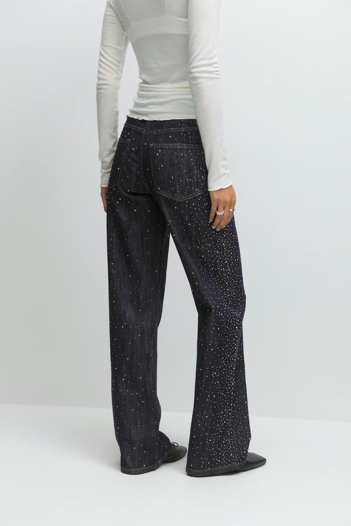 Rhinestone jeans