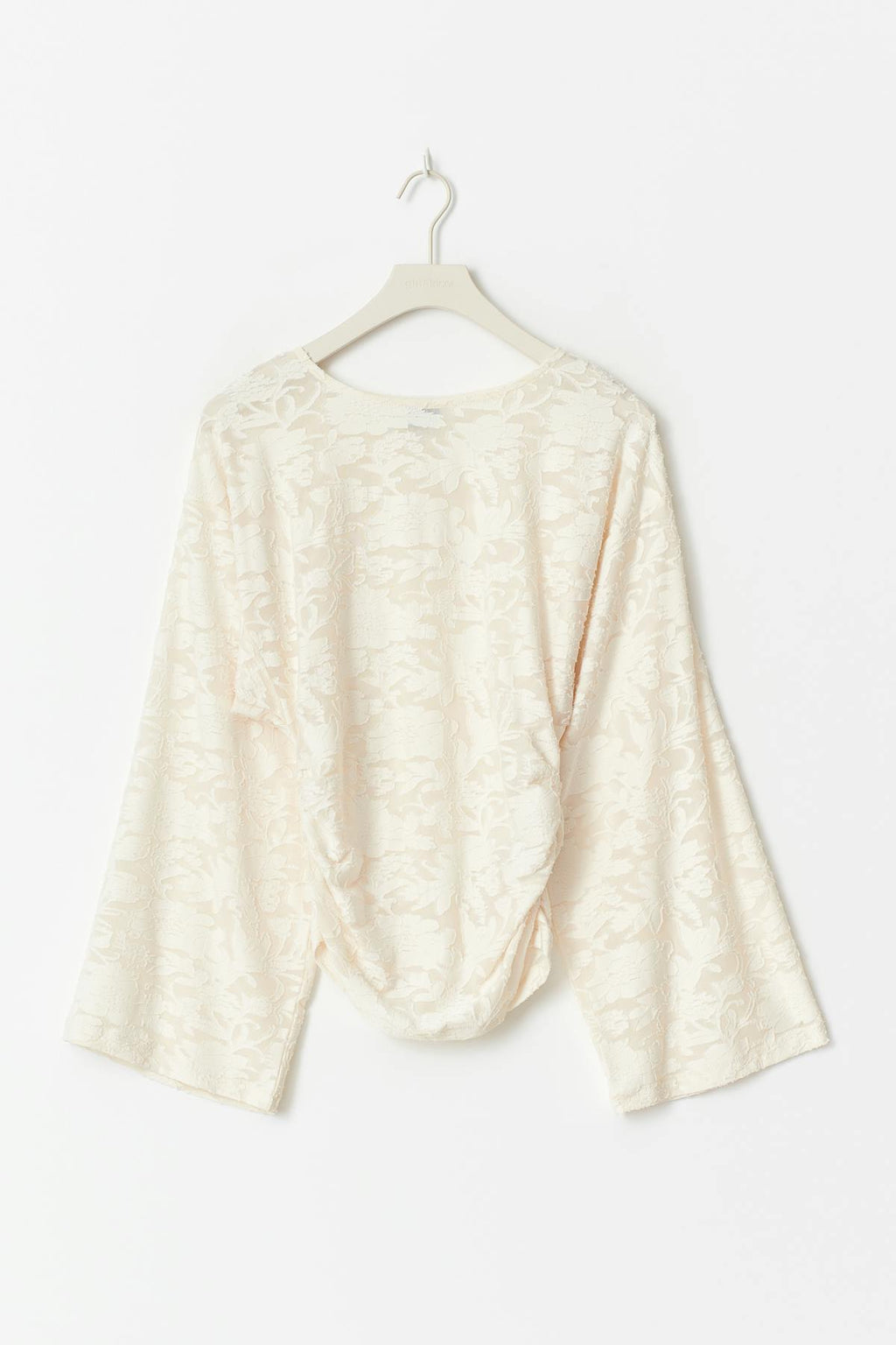 Crewneck textured top
