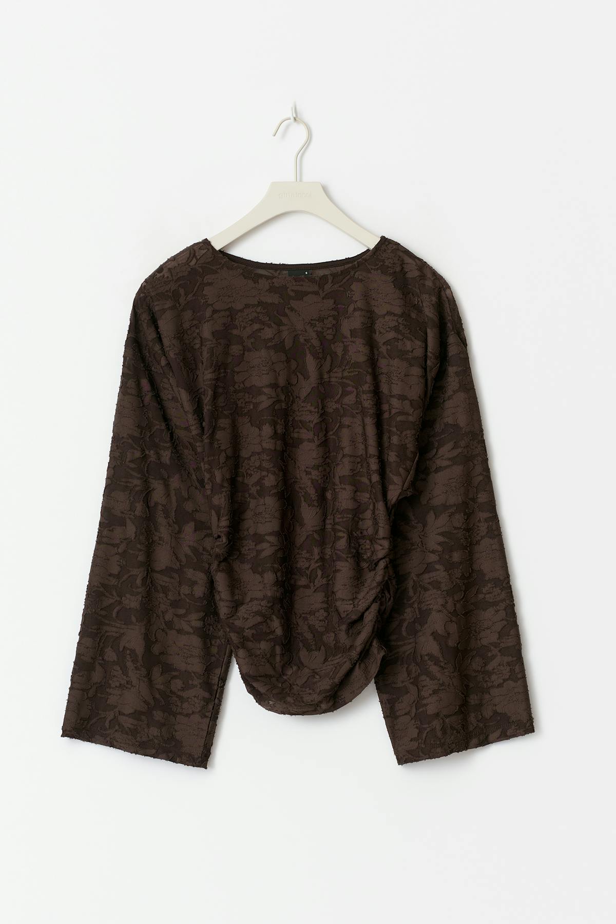 Crewneck textured top