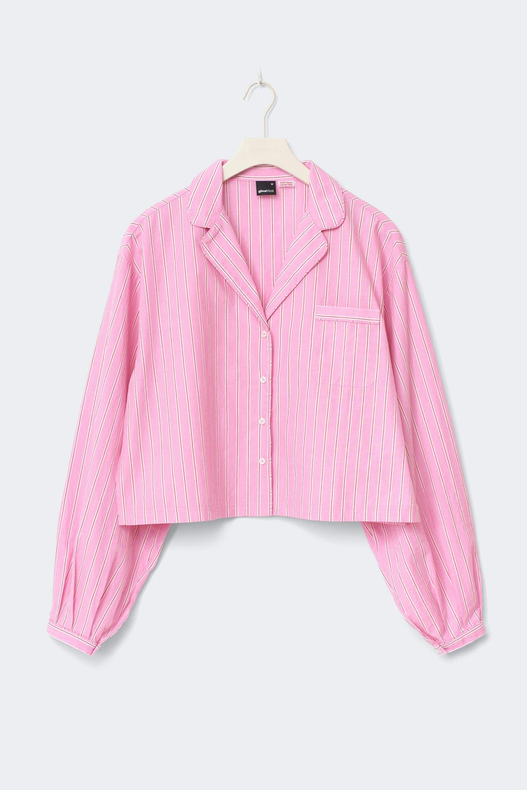 Poplin pyjamas shirt